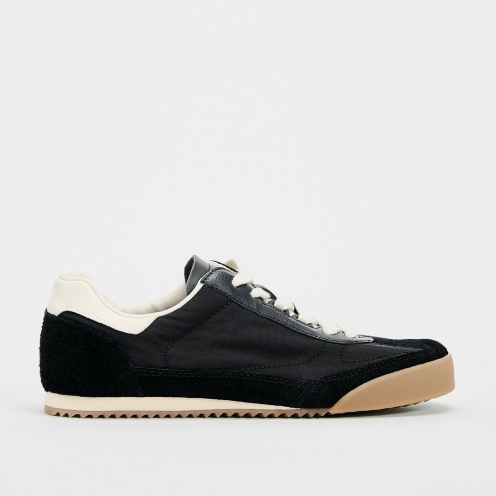 Zara nylon sneaker 36 black